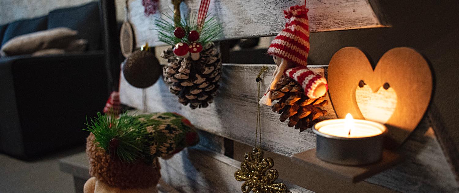 Fai Da Te Albero Di Natale Con Pallet Shabby Chic